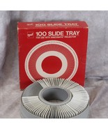 GAF Sawyer&#39;s Rotary 100 Slide Tray Carousel Gray and Slides Sears Wards ... - $20.08 CAD