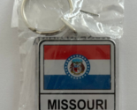 Missouri State Flag Key Chain 2 Sided Key Ring - £3.91 GBP