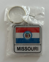 Missouri State Flag Key Chain 2 Sided Key Ring - £3.89 GBP