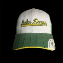 JOHN DEERE Pinstripe Bill Baseball Hat/Cap Strapback New *Rear Find* - $9.49