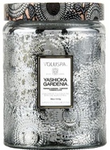 Voluspa Yashioka Gardenia Large Glass Candle 100 hour (18 oz / 510 g) - £33.22 GBP