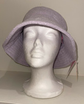 NWT Stoney Clover Lane x Target Purple Terry Cloth Bucket Hat Embossed H... - $29.99