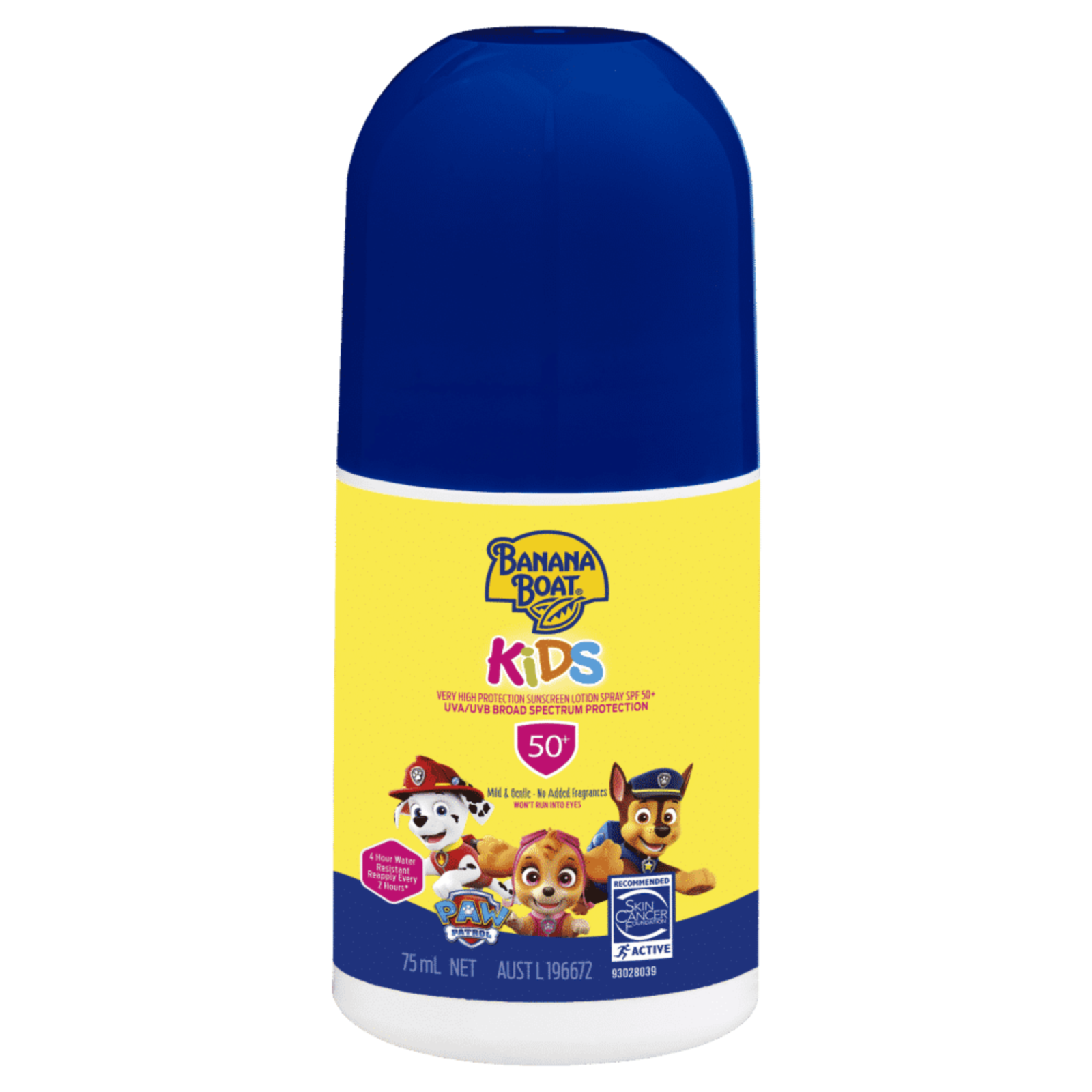 Primary image for Banana Boat Kids SPF 50+ Roll On Sunscreen 75mL