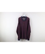 Vintage 90s Streetwear Mens 2XLT Faded Thermal Knit Long Sleeve Rugby Po... - $70.80 CAD
