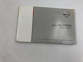 2003 Nissan Altima Owners Manual OEM A02B24031 - $13.49