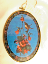 Via Vermont Art Glass:  two Hummingbird Suncatcher works of art w/ Brass... - $29.20