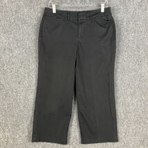 Dockers Capris Pants Women&#39;s Size 8 Cotton Blend Black Hook &amp; Eye - €12,22 EUR