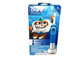 Oral-B Braun Kids Electric Toothbrush Rechargeable 2-Min. Timer Gentle N... - £15.00 GBP