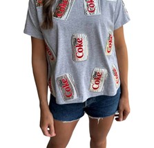 Queen Of Sparkles diet coke tee in Grey - size XS - £95.30 GBP