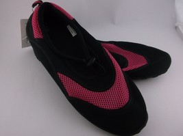 West Loop Womens Xl Aqua Shoes Pink Black Sz 11 Water Shoes Surf Canoe Kayak Nwt - £4.71 GBP