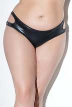 Coquette - Diva Wet Look Crotchless Panty - £7.27 GBP