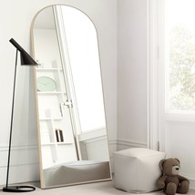 Arched Full Length Mirror Arched Floor Mirror With Stand, Wall Mirror Standing,  - £233.00 GBP
