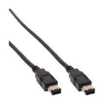 InLine 0.5m 6 Pin Jack to Jack IEEE1394 FireWire Cable  - $10.00