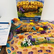 Learning Resources Dino Math Tracks Board Game Dinosaurs - £32.07 GBP