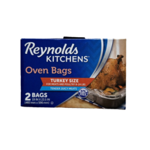 Reynolds Kitchens Turkey Size Oven Bags 19 x 23.5 inch BPA-Free New in Box - £4.72 GBP