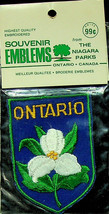 Ontario, Canada Souvenir Embroidered Patch - Unused - $9.04