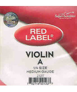 Super Sensitive Red Label Violin 1/4 Size A String Medium Gauge (2123) - £7.86 GBP