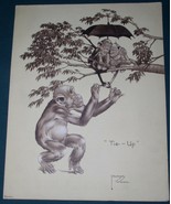 LAWSON WOOD ADVERTISING FLYER 3M SANDPAPER COMPANY VINTAGE 1935 TIE UP  - $652.21 MXN