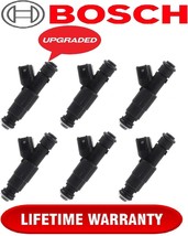 UPGRADED OEM Bosch set of 6 4 hole Fuel Injectors for 2005-2019 Nissan 4.0L V6 - £95.74 GBP