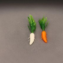 Mini Farm Vegetable for DIY White Carrot Red Radish Toy Miniature Dollhouse - £4.08 GBP+