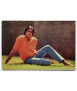 Bollywood Actor SuperStar Amitabh Bachchchan rara vecchia cartolina orig... - $274.58 MXN