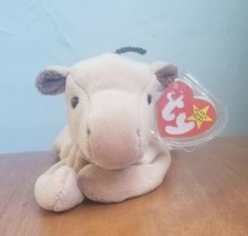 TY Beanie Baby Derby The Horse With Brown Face With Tags COMBINED SHIPPING  - £2.75 GBP
