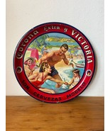 Vintage Mexican CORONA beer tin tray &amp; mini tray Beach Resort Design  19... - £173.79 GBP