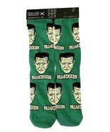 ODD SOX Knits FRANKENSTEIN Heads Cotton Blend Thick Green Socks Men&#39;s NWT - $14.99