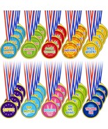 Gejoy 60 Pc. Award Medals Assortment Medals For Kids Olympic Style Plastic - £26.68 GBP