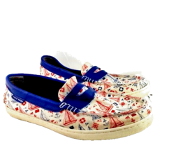 Cole Haan Women&#39;s Sailboat Pattern Boat Shoes Size 7.5 - £15.90 GBP