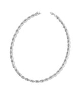 Stainless Steel Rope Necklace (24&quot;) New in Gift Box! Lobster Claw Clasp ... - £13.26 GBP