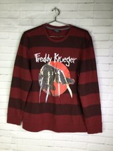 A Nightmare On Elm Street Freddy Krueger Striped Knit Sweatshirt Young Men&#39;s M - £27.77 GBP