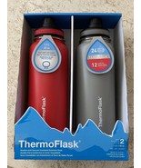 ThermoFlask Double Wall Vacuum Insulated Stainless Steel Water Bottles 4... - $1,140.22 MXN