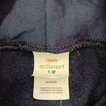 Hanes EcoSmart Men's Blue Cotton Blend Drawstring Pullover Hooded Sweatshirt L image 3