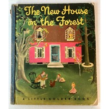 A  Little Golden Book The New House in the Forest Vintage 1946  Lucy Sprague - £17.58 GBP