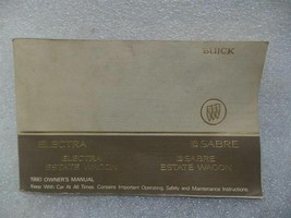 BUICK LESABRE ELECTRA ESTATE WAGON 1980 Owners Manual 14713 - $16.82
