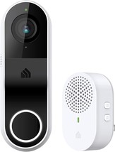 Kasa Smart Video Doorbell Camera Hardwired W/ Chime, 2K Resolution,, Kd110 - £40.72 GBP
