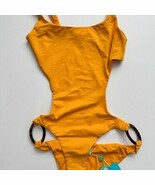 Melissa Odabash Geneva Apricot Swimsuit One Piece 6 Marigold Cutout - $165.40 CAD