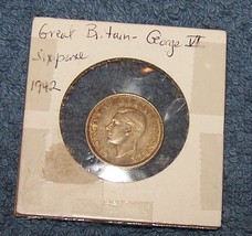 Vintage 1942 Great Britain Sixpence Coin-George VI-Lot 5 - $10.28 CAD