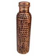 New creation Copper Bottle Hand Hammered Tumbler Brown 950 ml/33oz - $38.46