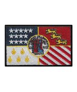 DETROIT CITY FLAG IRON ON PATCH 3" Michigan United States Embroidered Ap... - $4.95