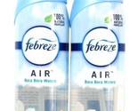 2 Bottles Febreze Air 8.8 Oz Bora Bora Waters 100% Natural Propellant Spray - $25.99