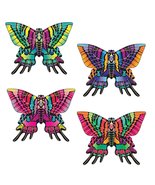 27 Inch Butterfly Shaped Nylon Kites, Set of 12 - Multicolor - $150.78 CAD