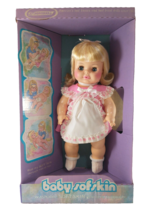 Vintage Baby Sofskin Drink And Wet Baby Doll Toy w/ Sleeping Eyes Horseman Read! - £39.92 GBP