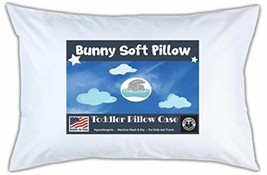 Bunny Soft Toddler Pillow Case, White, For 13x18 for 14x19 Pillow - £6.10 GBP