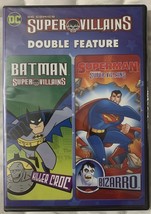 DC Super Villains Double Feature DVD - Batman: Killer Croc / Superman: Bizarro - £6.60 GBP