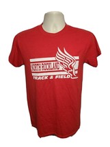 North Rockland High School Track &amp; Field Adult Small Red TShirt - $332.91 MXN