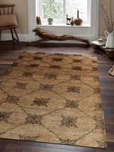 Glitzy Rugs UBSJ00070K0113A9 Hand Knotted Jute 5 x 8 ft. Eco-friendly Rectangle  - £161.42 GBP