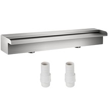 VEVOR Pool Fountain Stainless Steel Pool Waterfall 23.6&quot; x 4.5&quot; x 3.1&quot;(W x D x H - $133.92