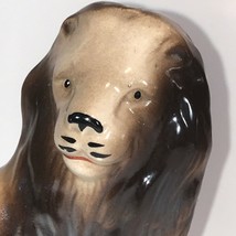 Vintage Ceramic Lion Figurine Made in Brazil Iridescent Hand Painted 7&quot; ... - £11.01 GBP